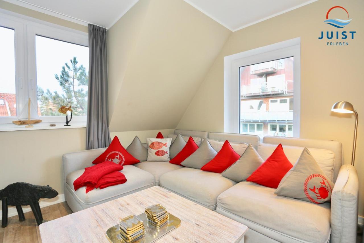 Haus Achterhus 213 - Wohnung 13 "Rote Krabbe" Juist Buitenkant foto