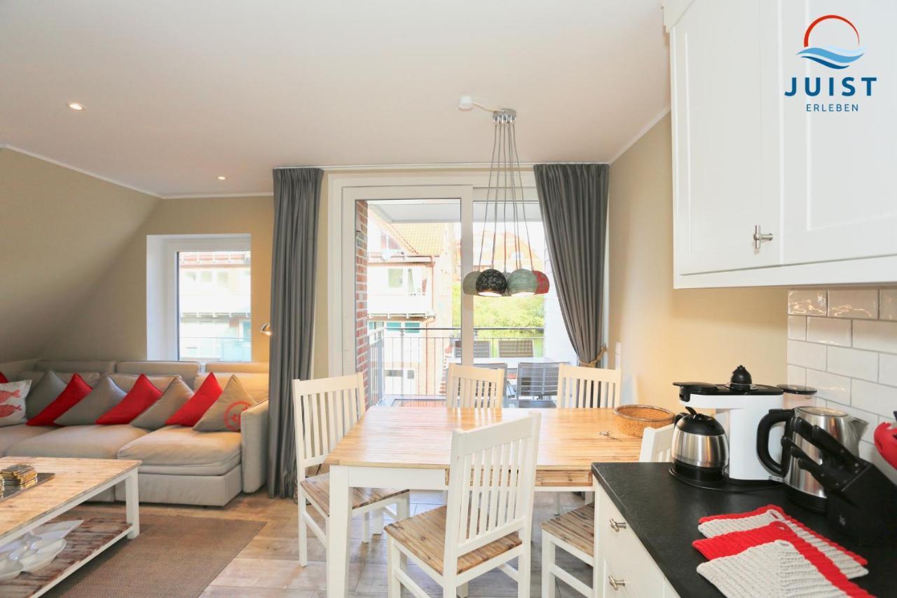 Haus Achterhus 213 - Wohnung 13 "Rote Krabbe" Juist Buitenkant foto