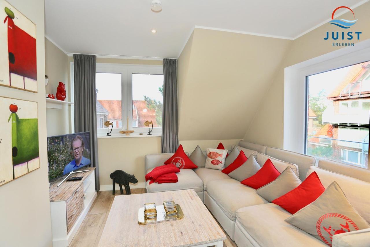 Haus Achterhus 213 - Wohnung 13 "Rote Krabbe" Juist Buitenkant foto