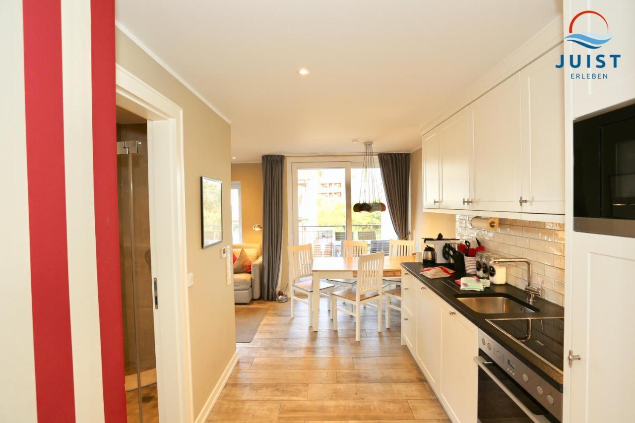Haus Achterhus 213 - Wohnung 13 "Rote Krabbe" Juist Buitenkant foto