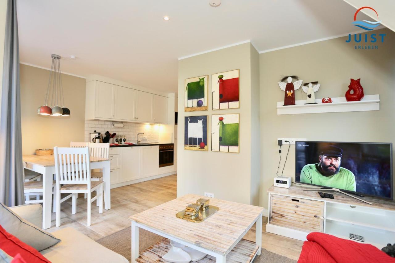 Haus Achterhus 213 - Wohnung 13 "Rote Krabbe" Juist Buitenkant foto